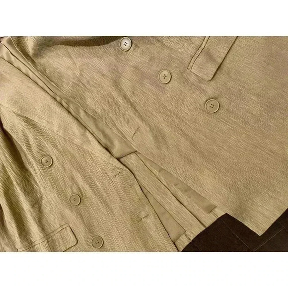 Forever 21 Plus Women Blazer Sz 3X Gold Tan Jacket Long Coat 3xl NWT Premium - Picture 5 of 5
